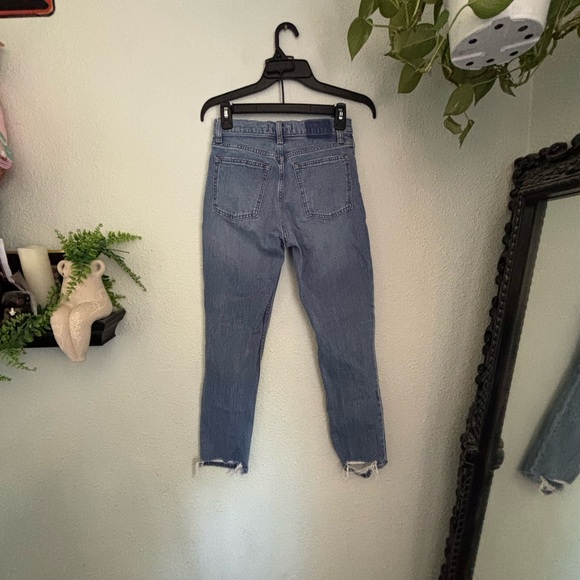 Abercrombie & Fitch Blue Straight Leg Jeans - Picture 4 of 6